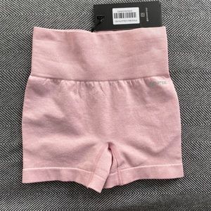 Bo+Tee   No Limits seamless high waisted shorts in mauve-pink. XXS. NWT